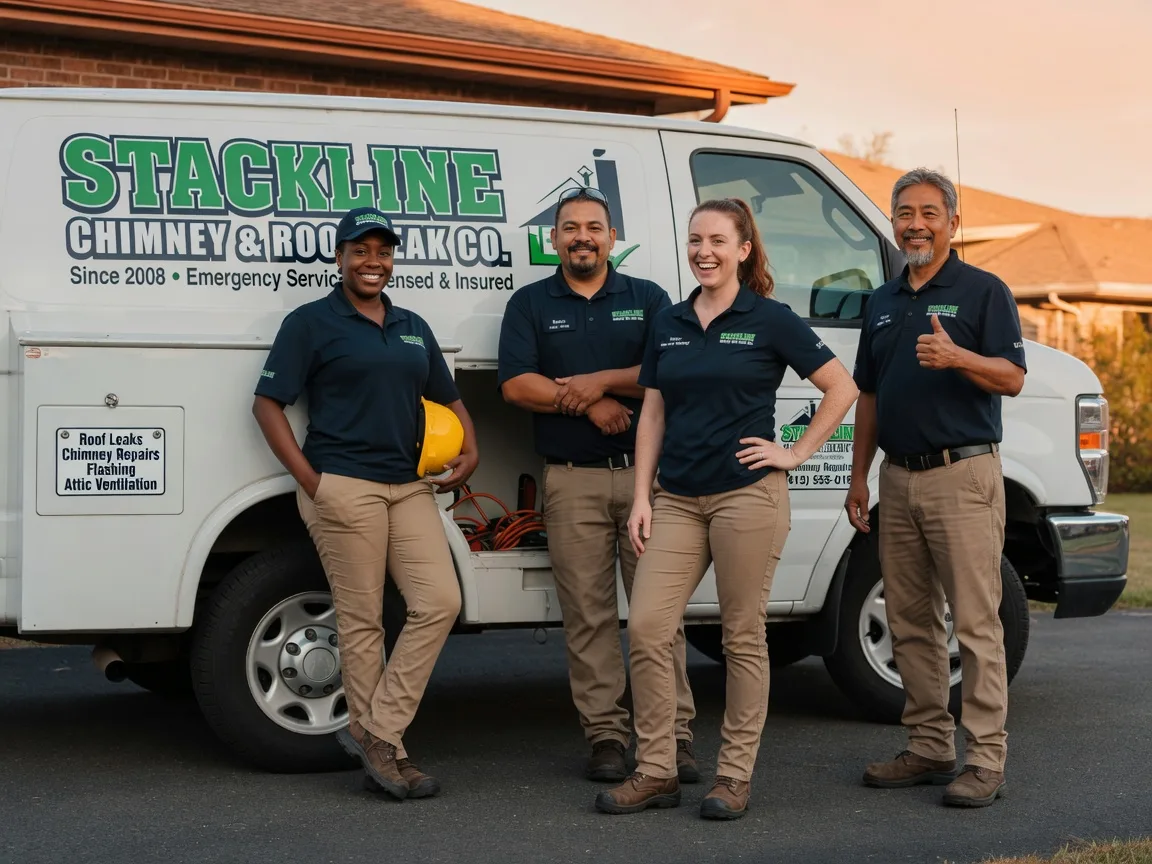 Chimney flashing repair company in Verona, VA